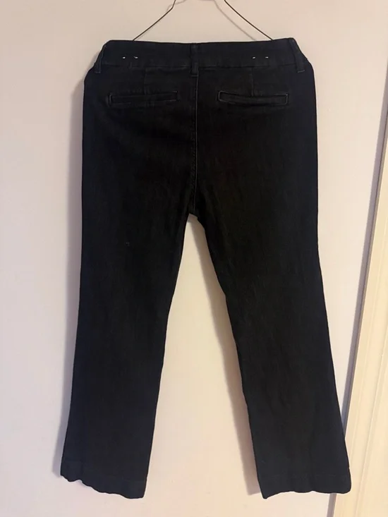Chico’s Dark Wash Trouser Jeans Bootcut Mid Rise Denim - Picture 4 of 7